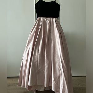 David’s Bridal Black & Pink Gown